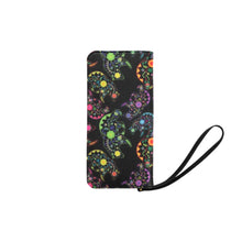 Load image into Gallery viewer, Neon Floral Bears Women&#39;s Clutch Purse
