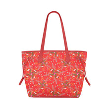 Load image into Gallery viewer, Willow Bee Cardinal Clover Canvas Tote Bag
