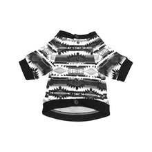 Load image into Gallery viewer, Okotoks Black and White Pet Dog Round Neck Shirt
