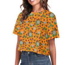 Load image into Gallery viewer, Strawberry Dreams Carrot Crop Top
