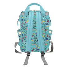 Load image into Gallery viewer, Fresh Fleur Sky Multi-Function Diaper Backpack/Diaper Bag
