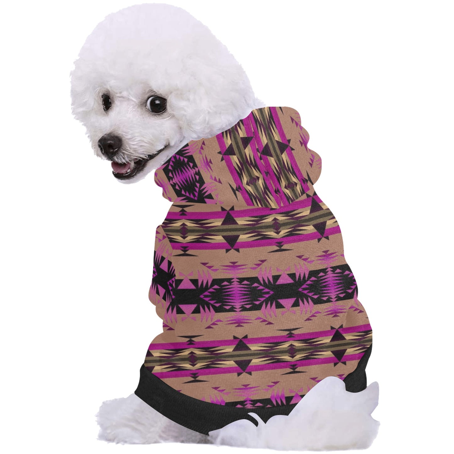 Between the Mountains Berry Pet Dog Hoodie