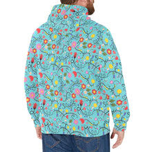 Load image into Gallery viewer, Nipin Blossom Sky Men&#39;s Long Sleeve Fleece Hoodie
