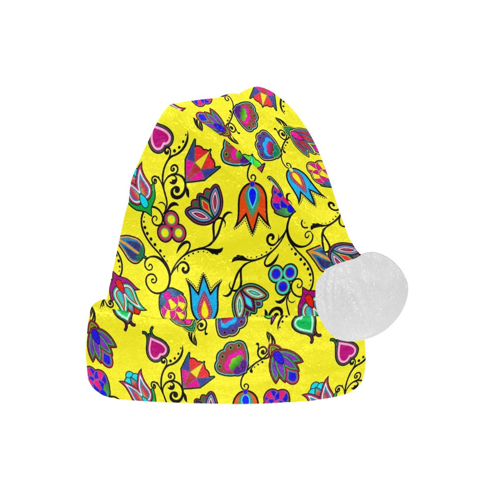 Indigenous Paisley Yellow Santa Hat