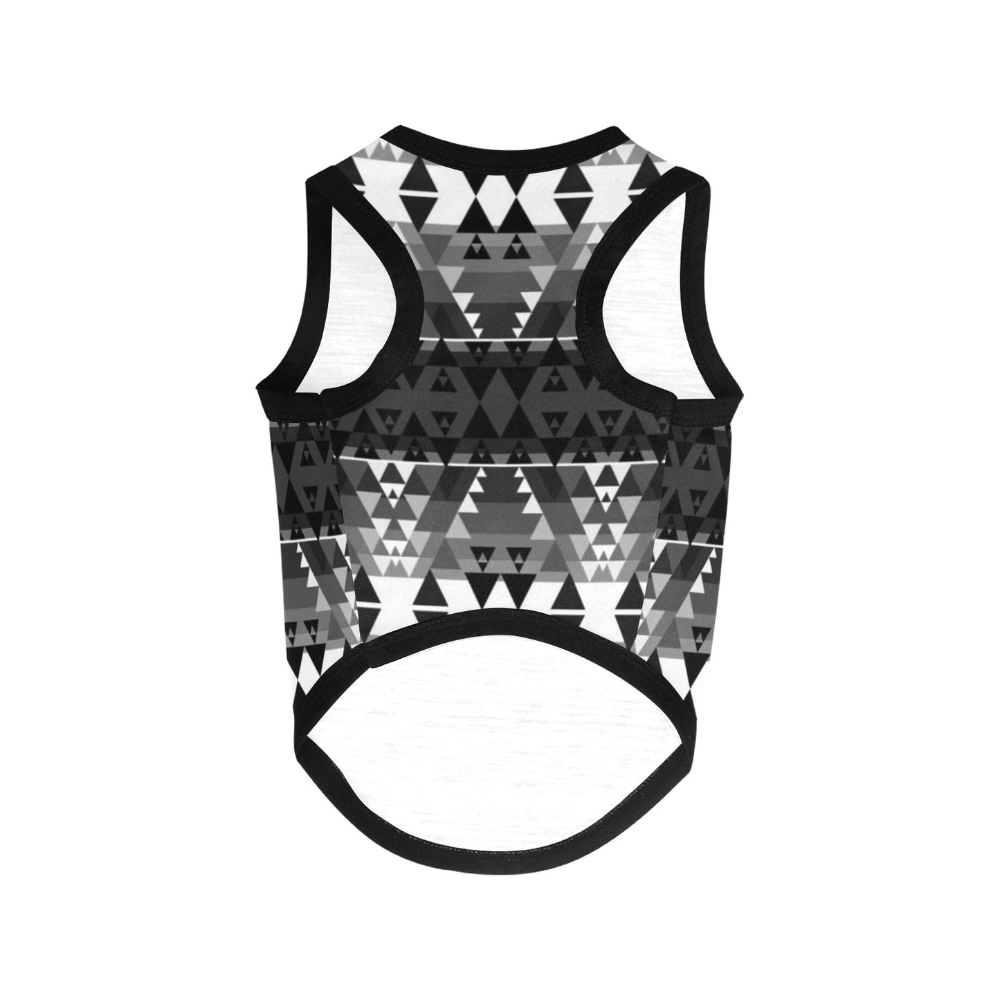 Writing on Stone Black and White Pet Tank Top