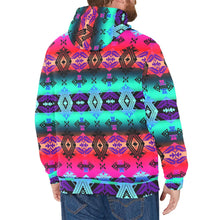 Load image into Gallery viewer, Sovereign Nation Sunrise Men&#39;s Long Sleeve Fleece Hoodie
