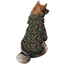 Load image into Gallery viewer, Dragon Lily Noir Pet Dog Hoodie
