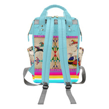 Load image into Gallery viewer, Horses Running Sky Multi-Function Diaper Backpack/Diaper Bag
