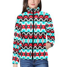 Load image into Gallery viewer, Two Spirit Dance Women&#39;s Stand Collar Padded Jacket
