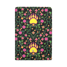 Load image into Gallery viewer, Floral Bearpaw Pink and Yellow Women&#39;s Trifold Wallet
