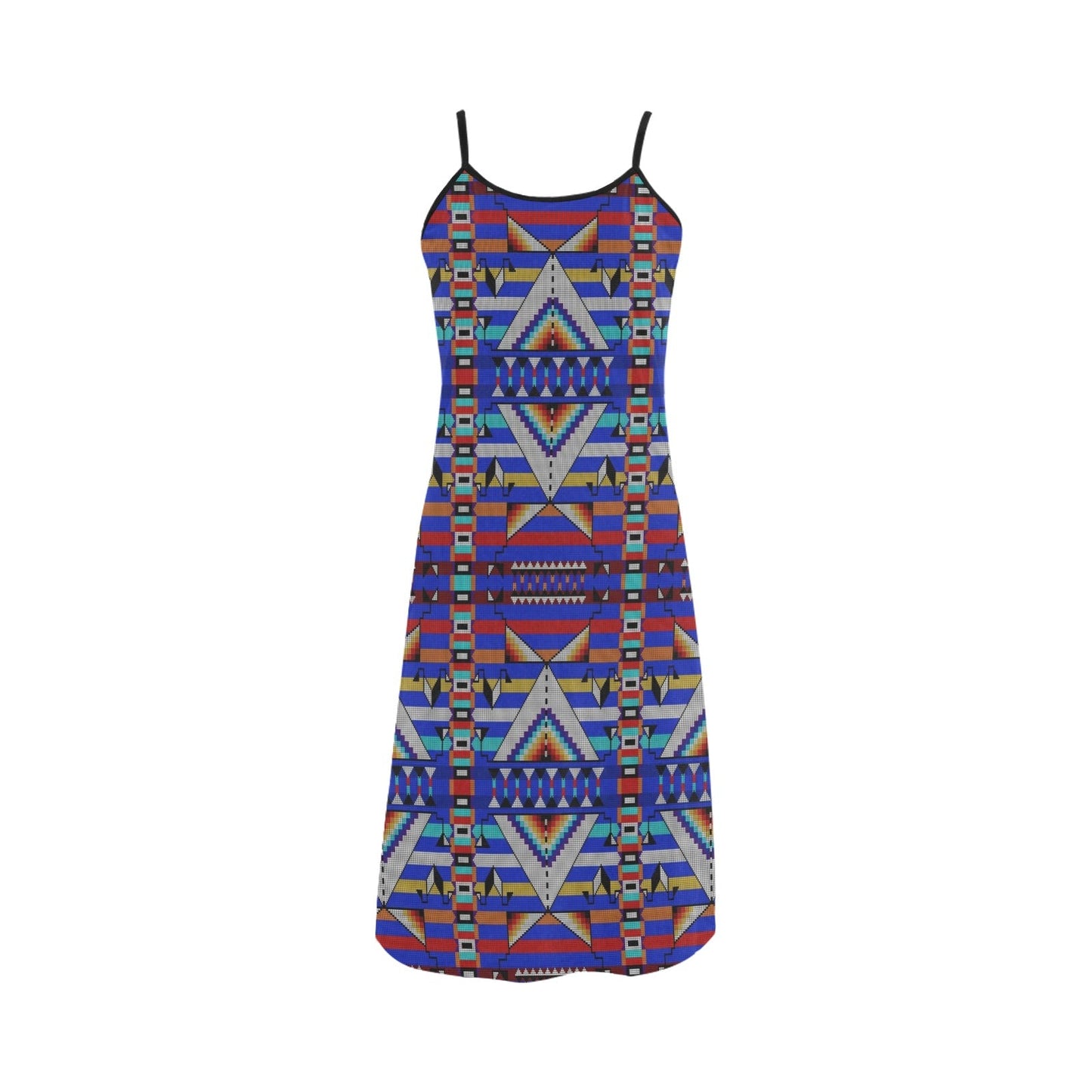 Medicine Blessing Blue Alcestis Slip Dress