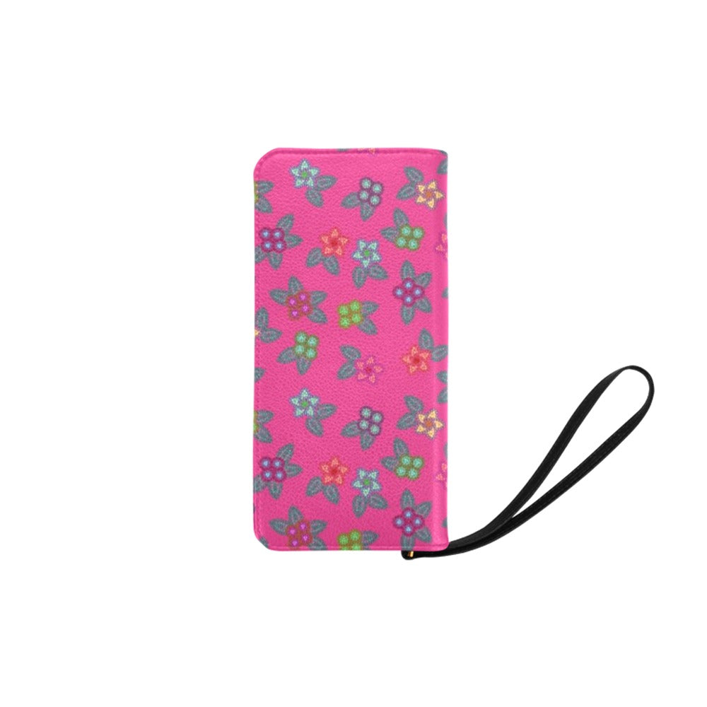 Berry Flowers Women's Clutch Purse