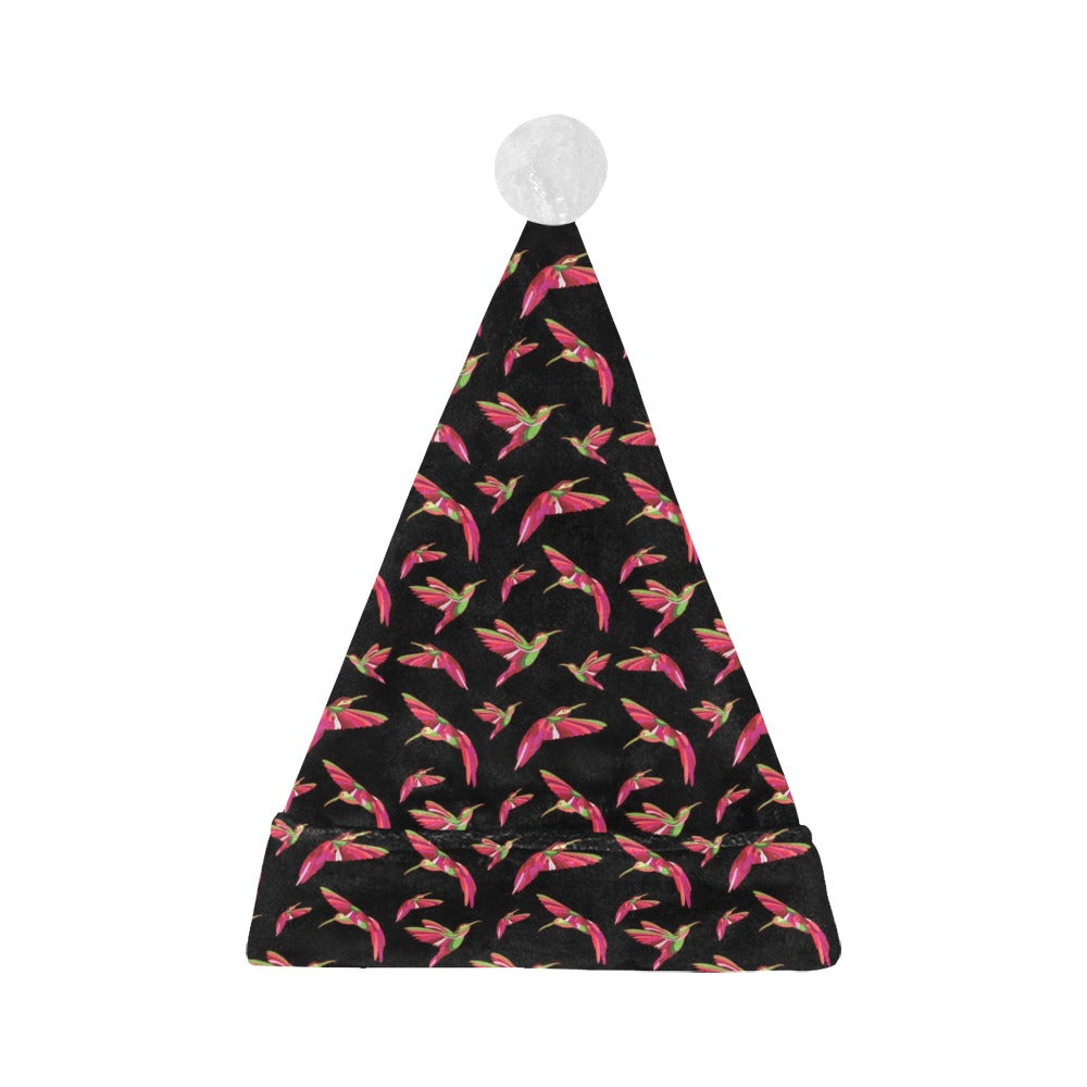 Red Swift Colourful Black Santa Hat