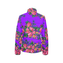 Load image into Gallery viewer, Kokum&#39;s Revenge Lilac Women&#39;s Stand Collar Padded Jacket
