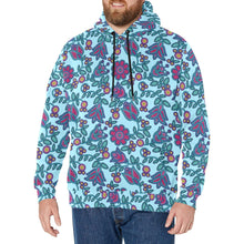 Load image into Gallery viewer, Beaded Nouveau Marine Men&#39;s Long Sleeve Fleece Hoodie
