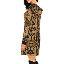 Load image into Gallery viewer, Chiefs Mountain Tan Hoodie Dress
