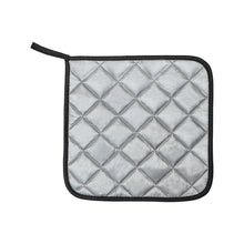 Load image into Gallery viewer, Writing on Stone Black and White Oven Mitt &amp; Pot Holder
