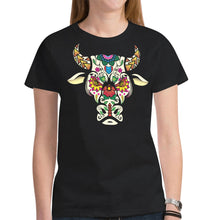 Load image into Gallery viewer, Bull Spirit Guide (Black) New T-shirt for Women
