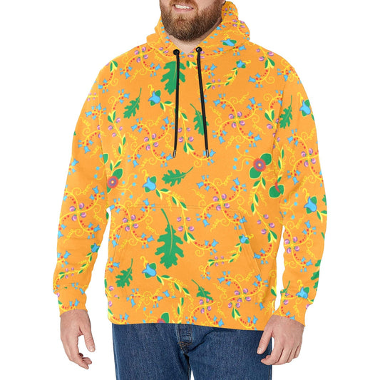 Vine Life Sunshine Men's Long Sleeve Fleece Hoodie