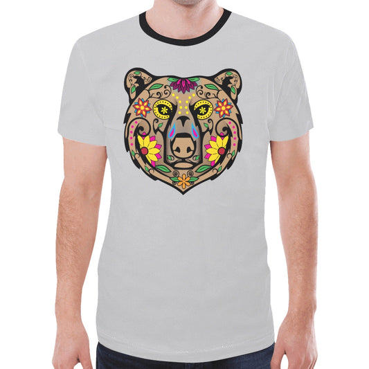 Bear Spirit Guide Gray T-shirt for Men