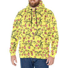 Load image into Gallery viewer, Key Lime Star Men&#39;s Long Sleeve Fleece Hoodie
