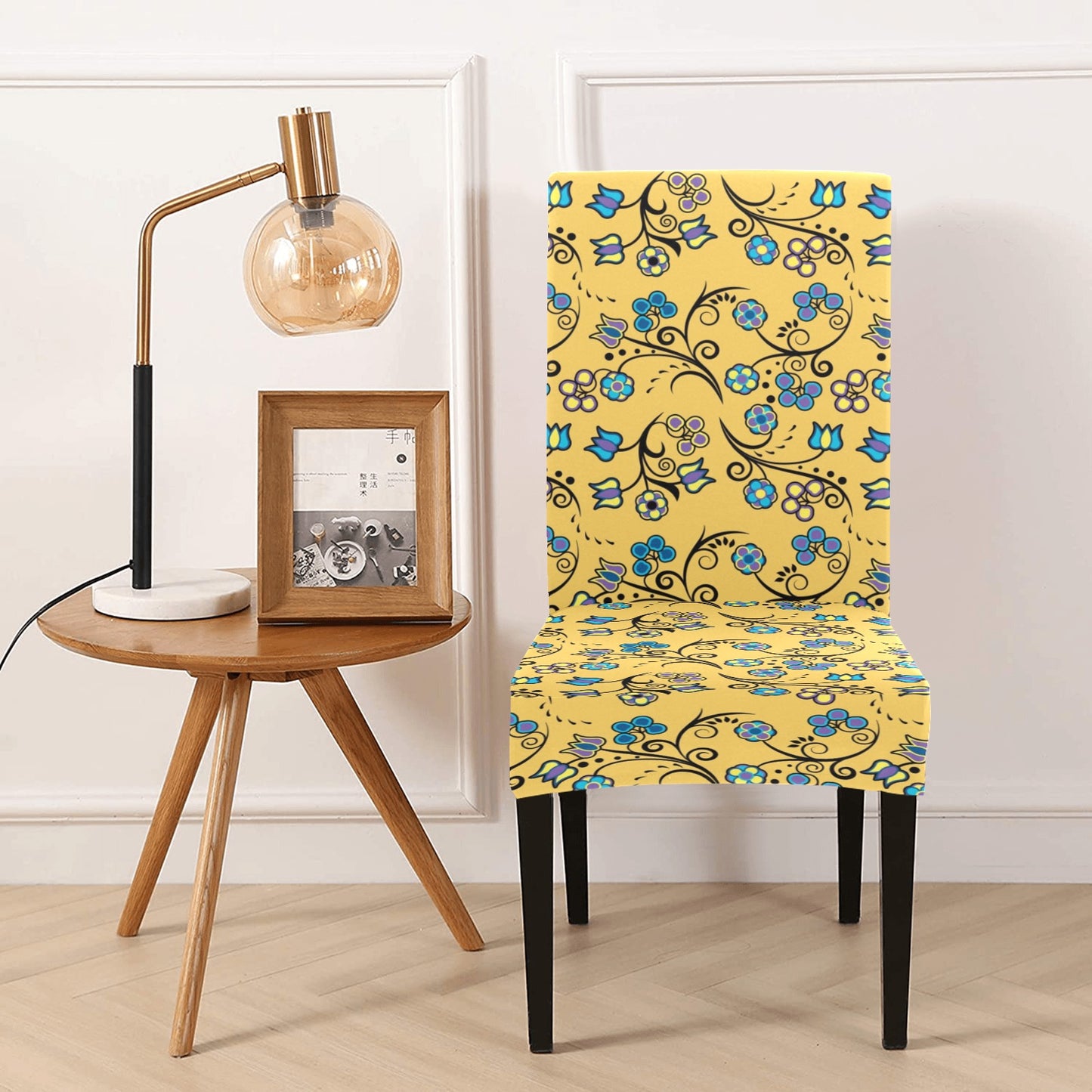 Blue Trio Tuscan Chair Cover (Pack of 6)