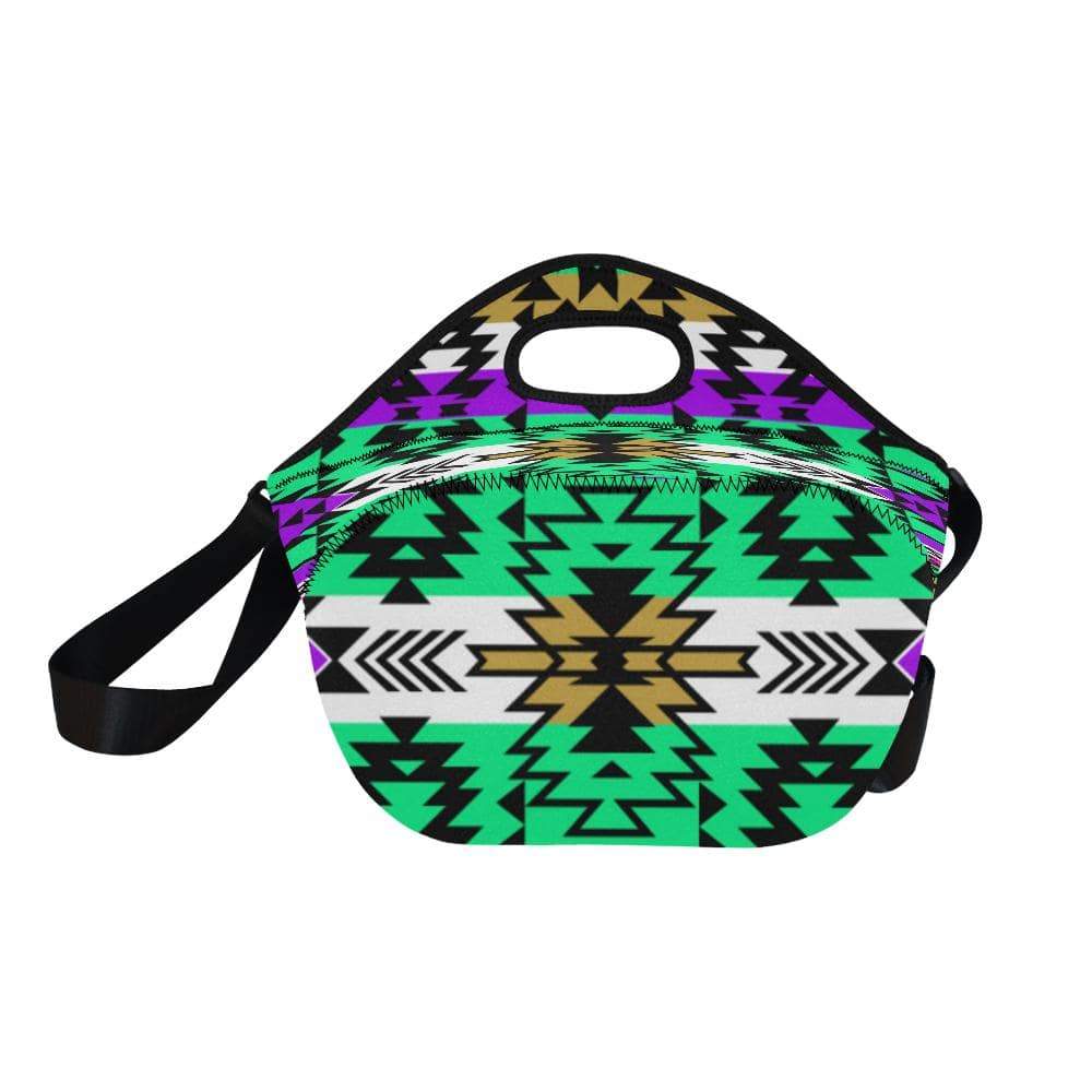 Final Grand Entry Neoprene Lunch Bag/Large (Model 1669) Neoprene Lunch Bag/Large (1669) e-joyer 