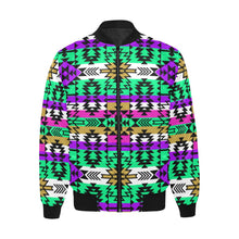 Load image into Gallery viewer, Final Grand Entry Unisex Heavy Bomber Jacket with Quilted Lining All Over Print Quilted Jacket for Men (H33) e-joyer 
