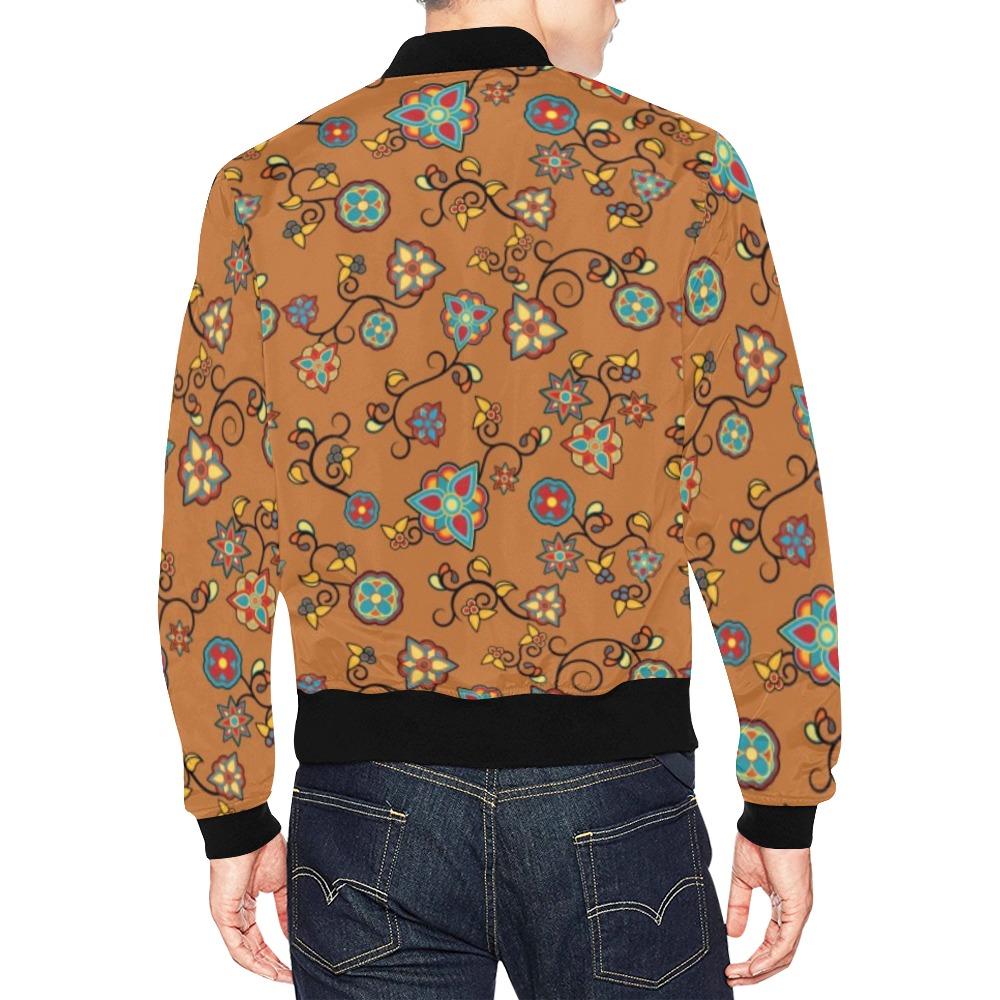 Fire Bloom Light All Over Print Bomber Jacket for Men (Model H19) Jacket e-joyer 