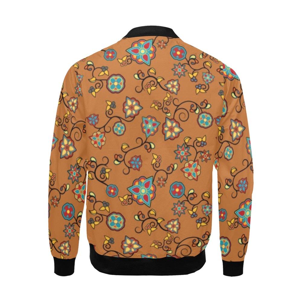 Fire Bloom Light All Over Print Bomber Jacket for Men (Model H19) Jacket e-joyer 