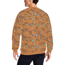 Load image into Gallery viewer, Fire Bloom Light All Over Print Crewneck Sweatshirt for Men (Model H18) shirt e-joyer 
