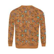 Load image into Gallery viewer, Fire Bloom Light All Over Print Crewneck Sweatshirt for Men (Model H18) shirt e-joyer 
