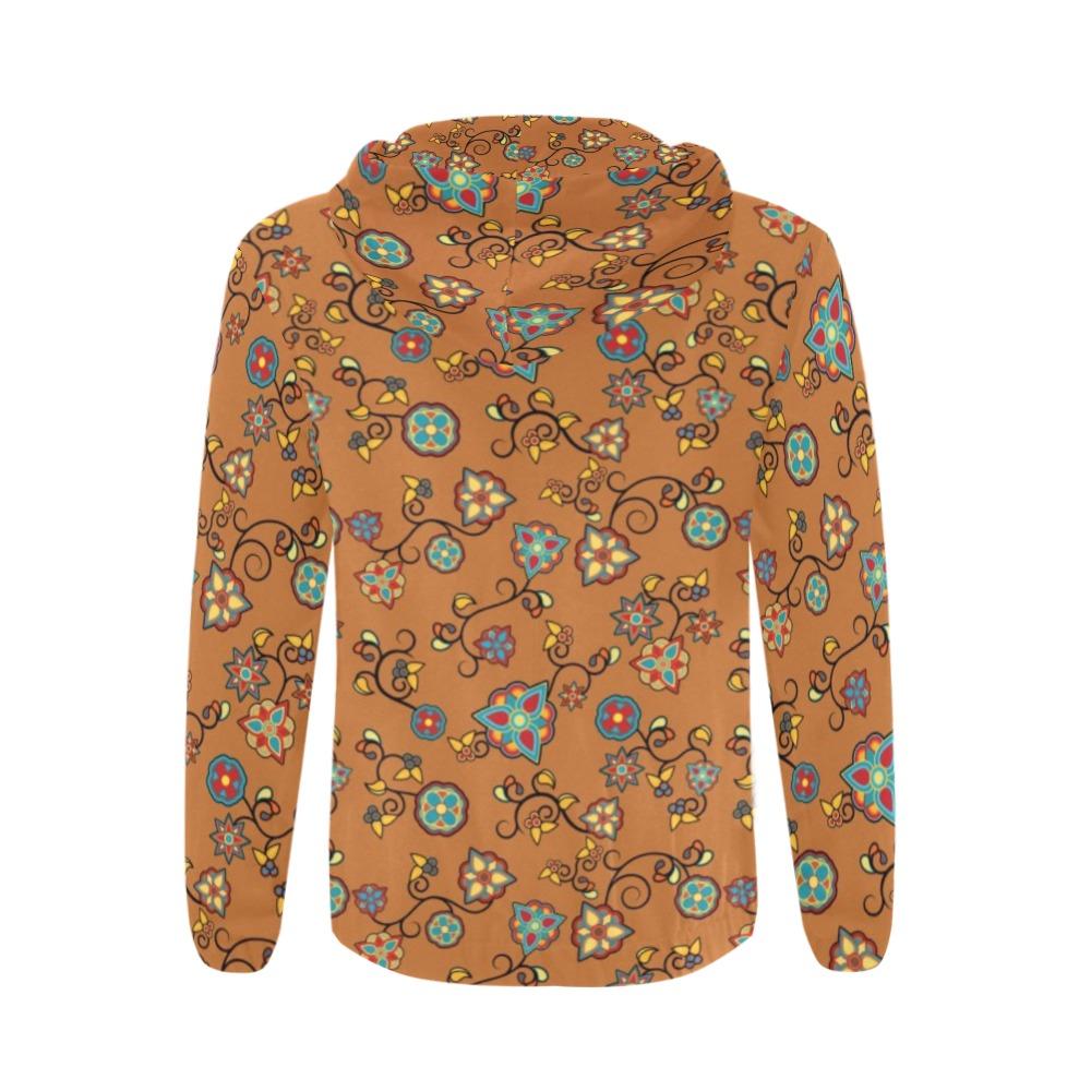 Fire Bloom Light All Over Print Full Zip Hoodie for Men (Model H14) All Over Print Full Zip Hoodie for Men (H14) e-joyer 