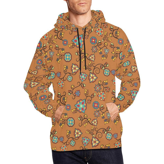 Fire Bloom Light All Over Print Hoodie for Men (USA Size) (Model H13) All Over Print Hoodie for Men (H13) e-joyer 