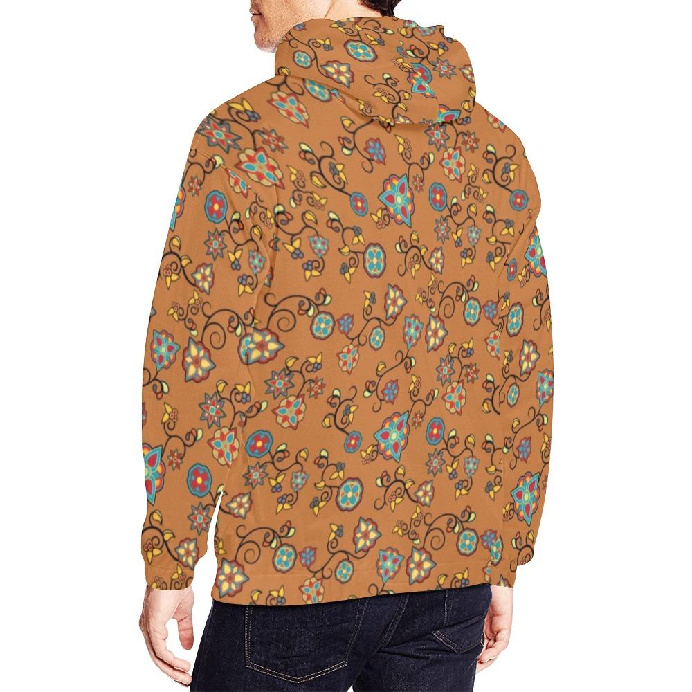 Fire Bloom Light All Over Print Hoodie for Men (USA Size) (Model H13) All Over Print Hoodie for Men (H13) e-joyer 