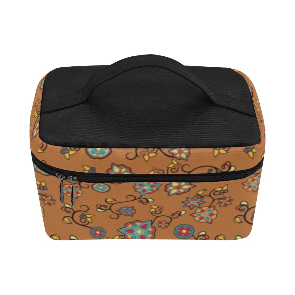 Fire Bloom Light Cosmetic Bag/Large (Model 1658) bag e-joyer 