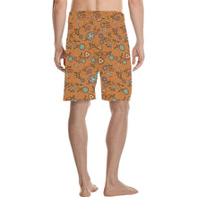 Load image into Gallery viewer, Fire Bloom Light Men&#39;s All Over Print Casual Shorts (Model L23) Men&#39;s Casual Shorts (L23) e-joyer 
