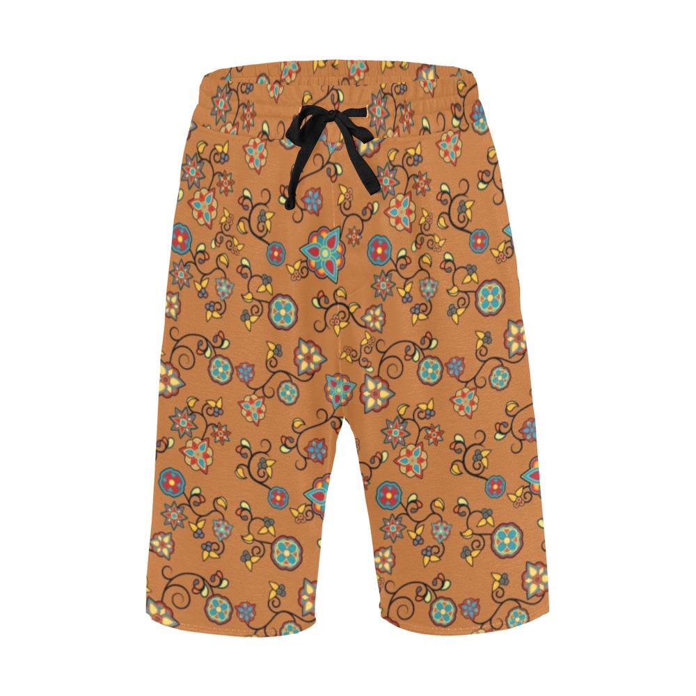 Fire Bloom Light Men's All Over Print Casual Shorts (Model L23) Men's Casual Shorts (L23) e-joyer 