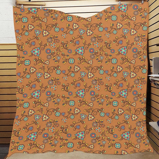 Fire Bloom Light Quilt 70"x80" Quilt 70"x80" e-joyer 