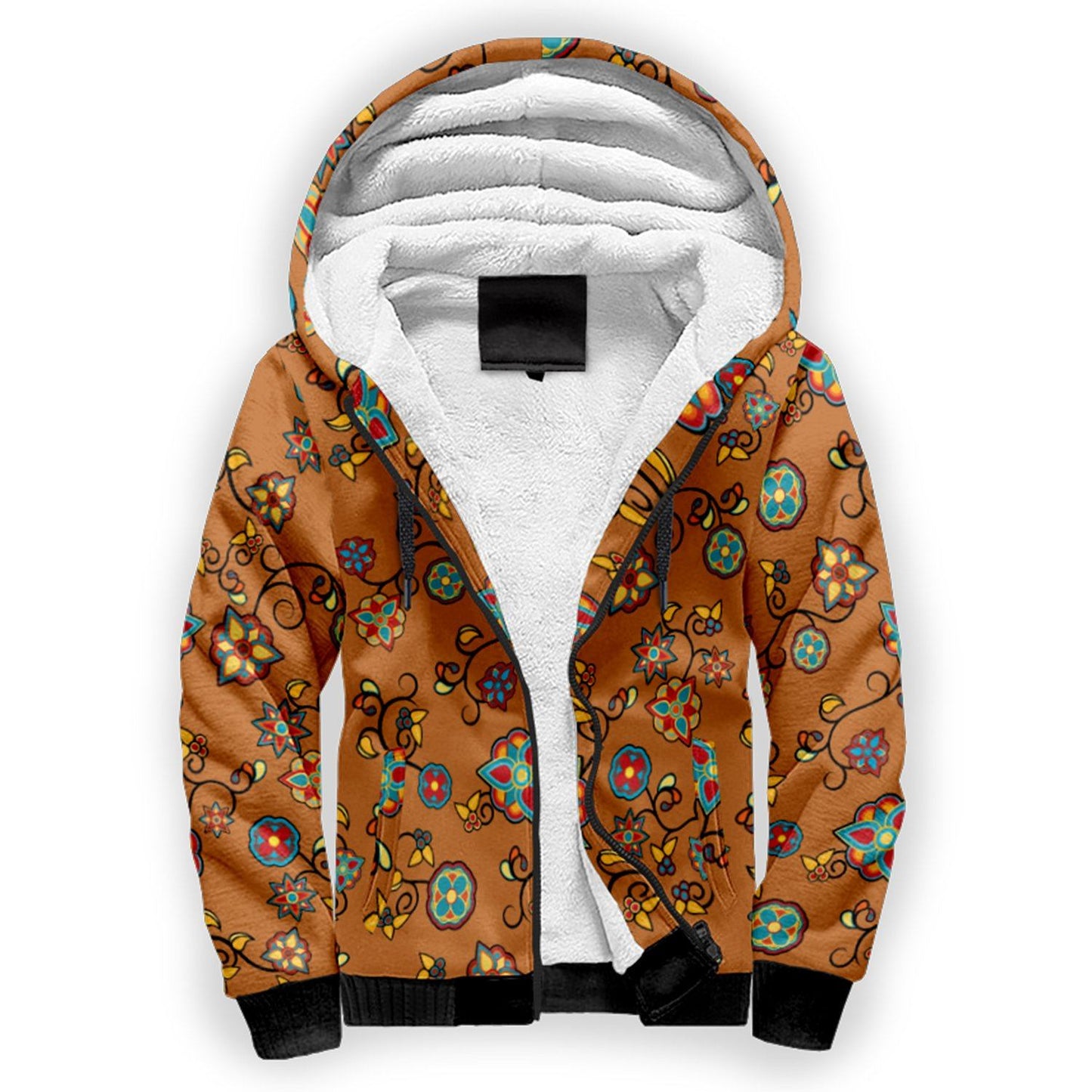 Fire Bloom Light Sherpa Hoodie hoodie Herman 