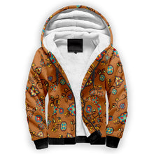 Load image into Gallery viewer, Fire Bloom Light Sherpa Hoodie hoodie Herman 
