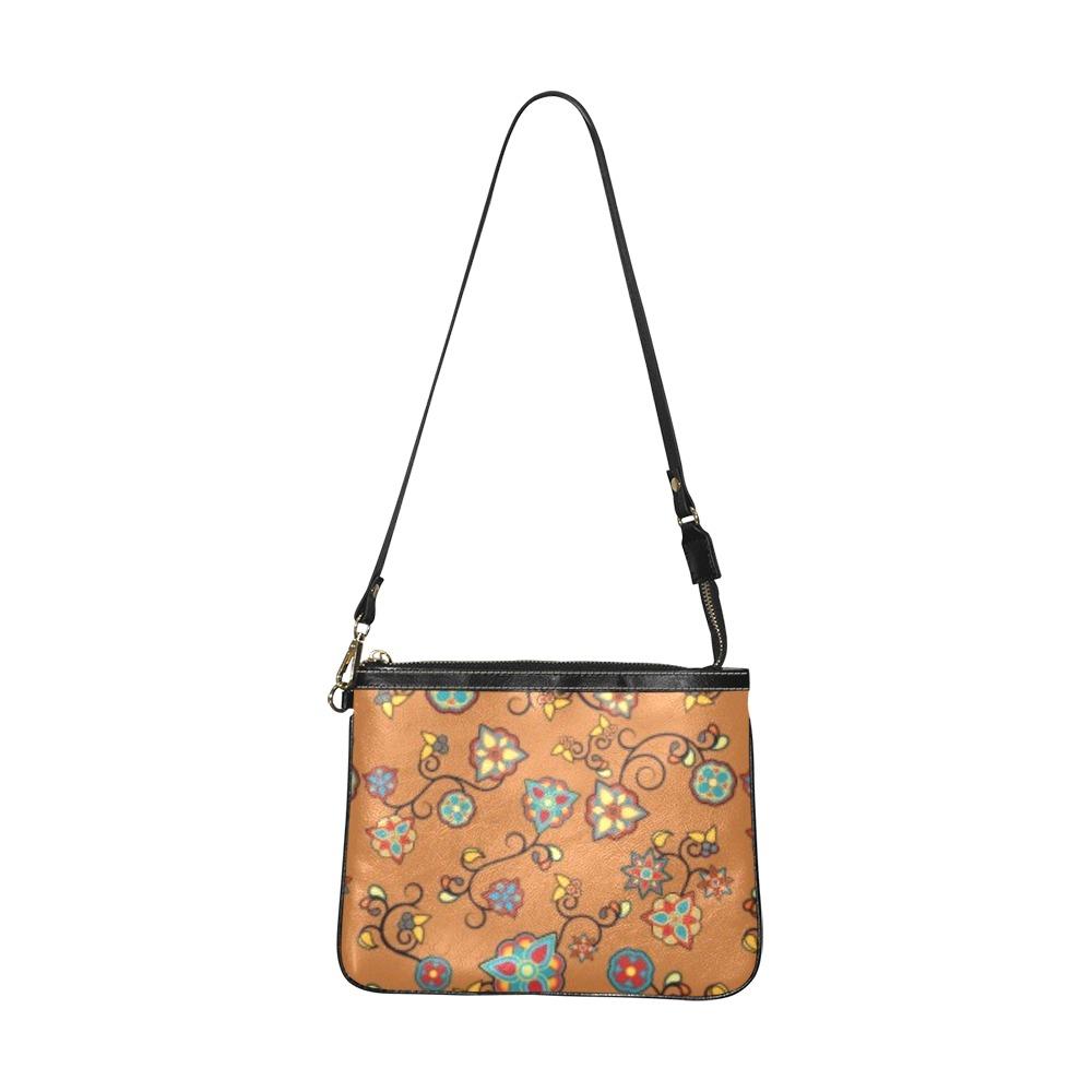 Fire Bloom Light Small Shoulder Bag (Model 1710) Small Shoulder Bag (1710) e-joyer 