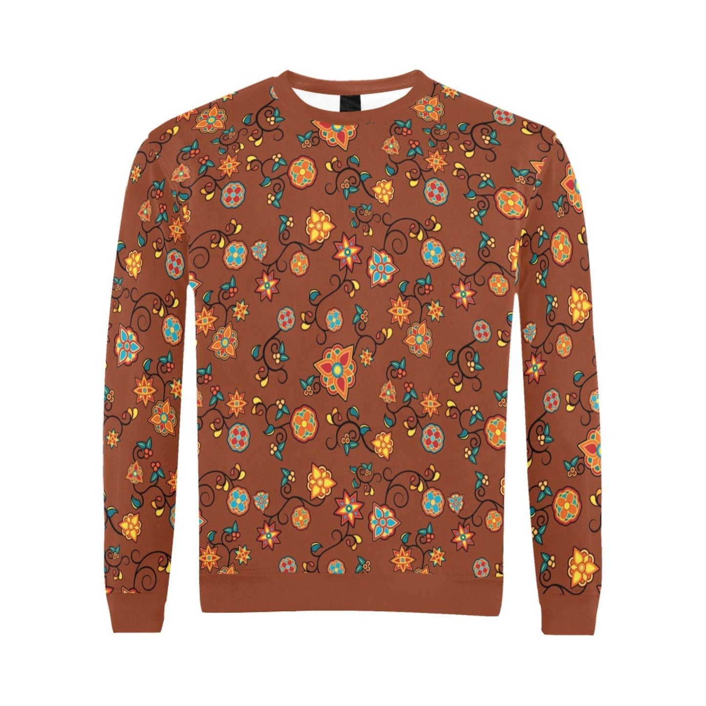 Fire Bloom Shade All Over Print Crewneck Sweatshirt for Men (Model H18) shirt e-joyer 