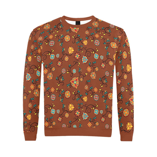 Fire Bloom Shade All Over Print Crewneck Sweatshirt for Men (Model H18) shirt e-joyer 