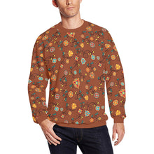 Load image into Gallery viewer, Fire Bloom Shade All Over Print Crewneck Sweatshirt for Men (Model H18) shirt e-joyer 
