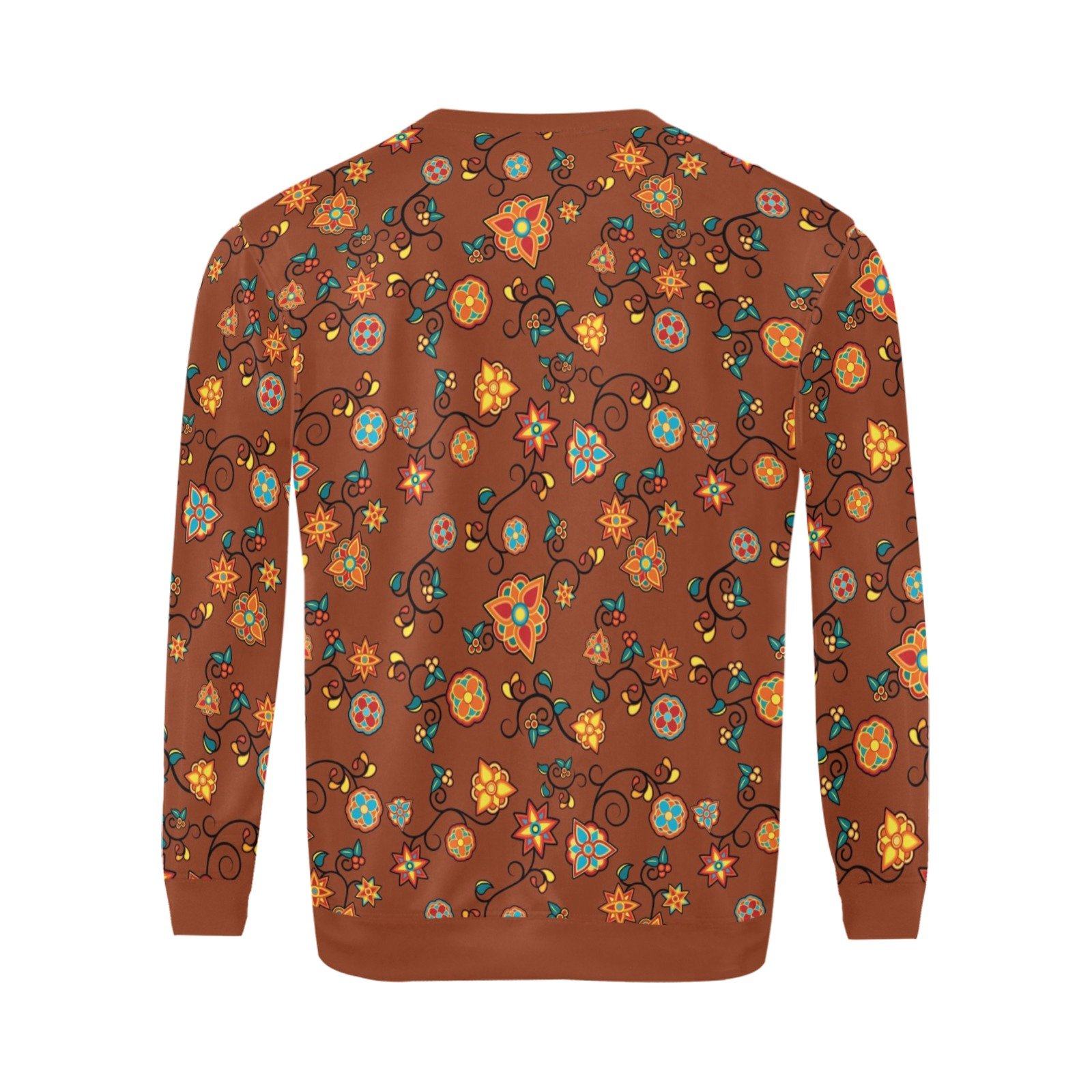 Fire Bloom Shade All Over Print Crewneck Sweatshirt for Men (Model H18) shirt e-joyer 
