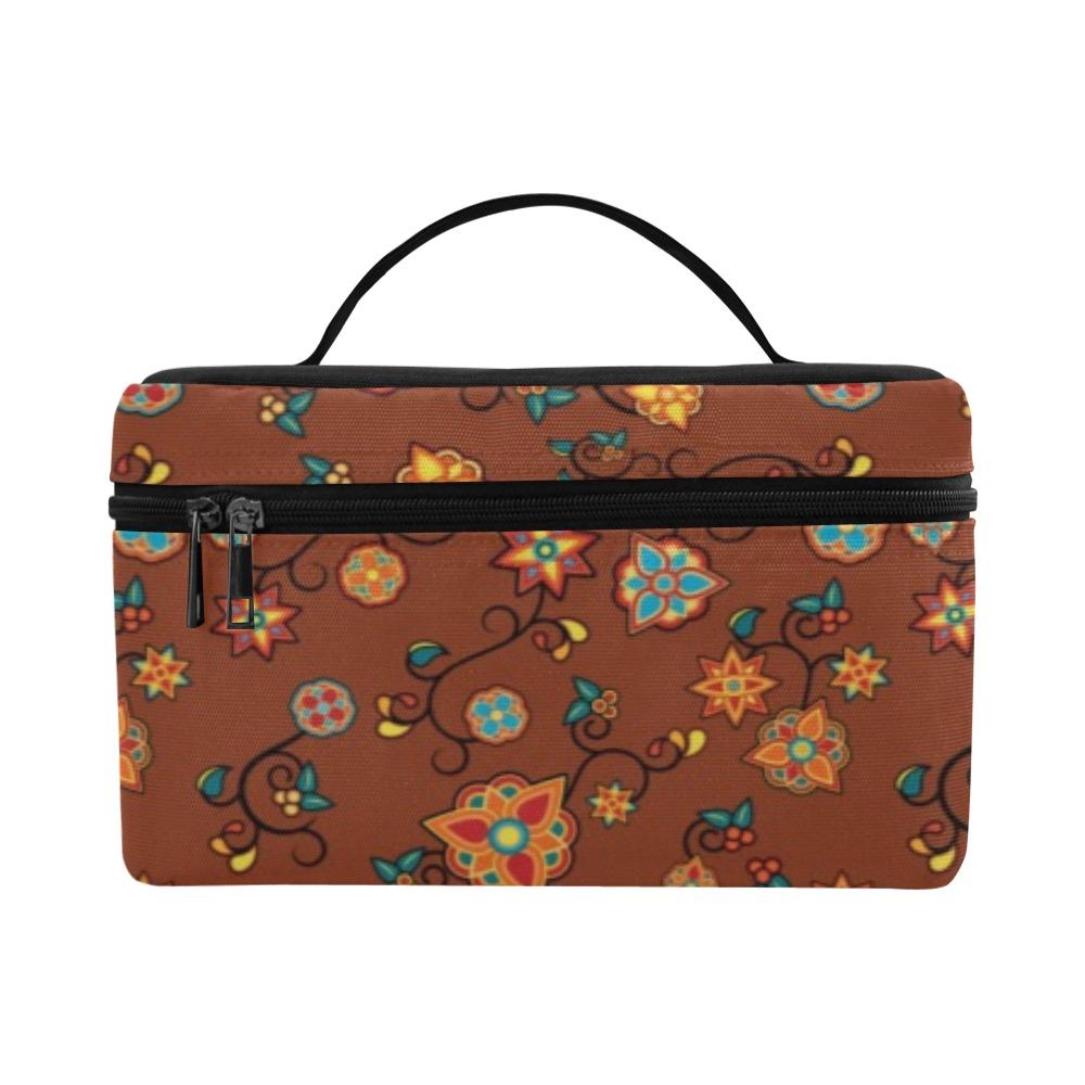 Fire Bloom Shade Cosmetic Bag/Large (Model 1658) bag e-joyer 