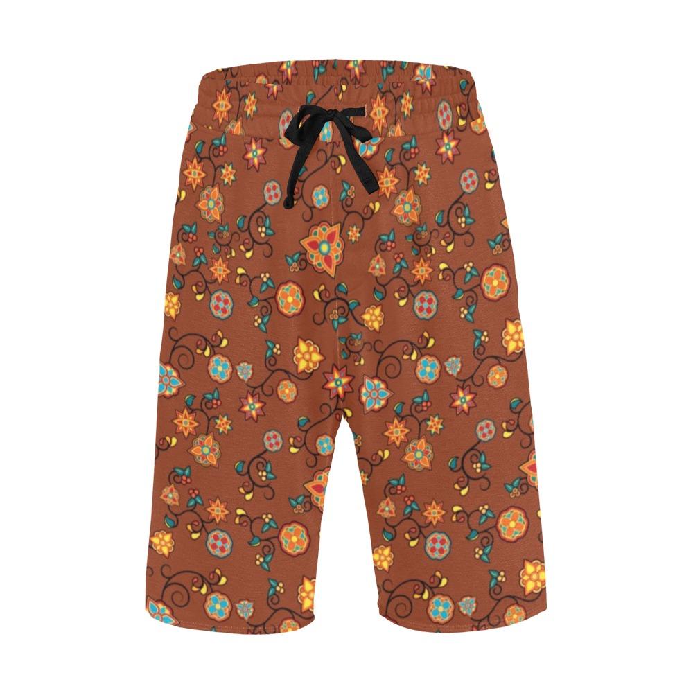 Fire Bloom Shade Men's All Over Print Casual Shorts (Model L23) Men's Casual Shorts (L23) e-joyer 