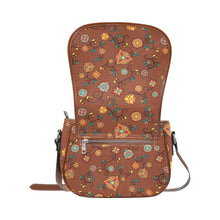 Load image into Gallery viewer, Fire Bloom Shade Saddle Bag/Large (Model 1649) Saddle Bag/Large e-joyer 
