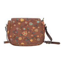 Load image into Gallery viewer, Fire Bloom Shade Saddle Bag/Large (Model 1649) Saddle Bag/Large e-joyer 
